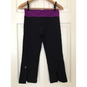 Lululemon cropped yoga pants